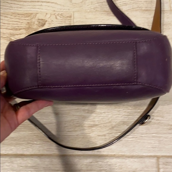 Kate Spade Purple Leather Saddlebag Shoulder Bag - Picture 9 of 14